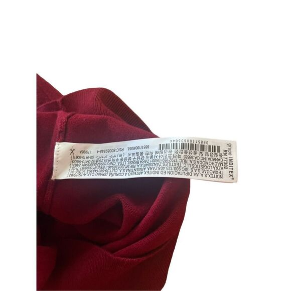 Zara Women's Red Long-Sleeve Half-Button Sweater Large - Picture 6 of 6